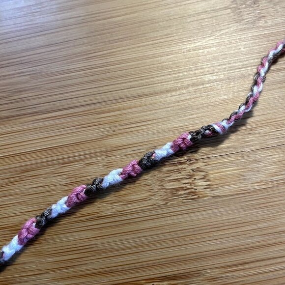 Annalise Woven Bracelet anklet trendy comfortable tie embroidery thread woven gi - Picture 2 of 3